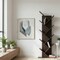 Basicwise Modern 9-Tier Wooden Tree Bookshelf for Home and Office Freestanding Vertical Book Storage Rack Zigzag Design Space-Saving Floor Standing Bookcase for Living Room Bedroom or Study, Brown